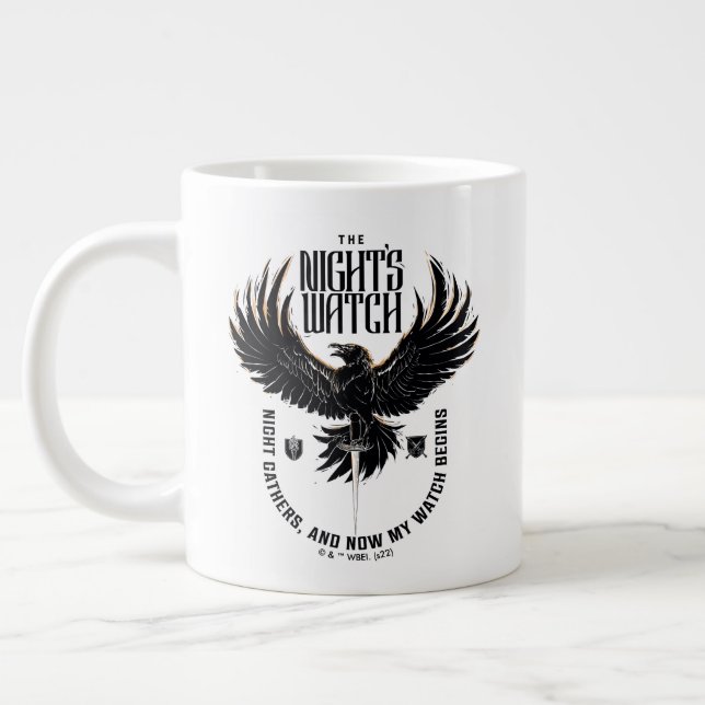 The Night's Watch Motto Large Coffee Mug (Left)