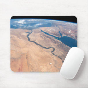 The Nile River, Red Sea And Mediterranean Sea. Mouse Pad