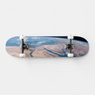The Nile River, Red Sea And Mediterranean Sea. Skateboard