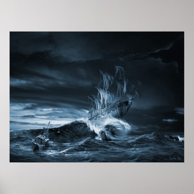 The ninth wave remake, digital artwork poster (Front)