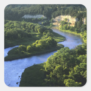 The Niobrara River near Valentine Nebraska Square Sticker