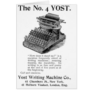 The No. 4 Yost Writing Machine