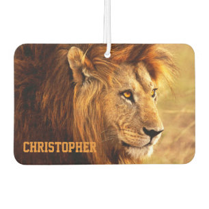 The Noble Lion Photograph Car Air Freshener