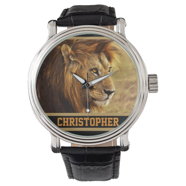 The Noble Lion Photograph Watch (Front)