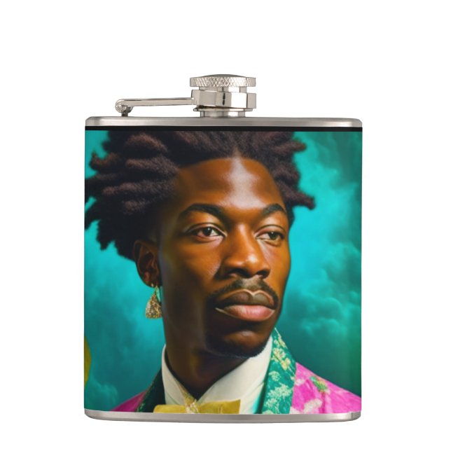 The Nobles: Emperor Ra' Shaad  Hip Flask (Front)