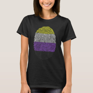 The Nonbinary Pride Flag Pride Cat Pile Lgbt Cute  T-Shirt