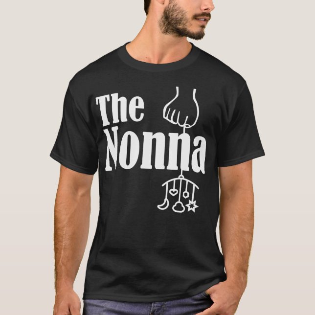 The Nonna Italian Grandma Funny Grandmother T-Shirt (Front)