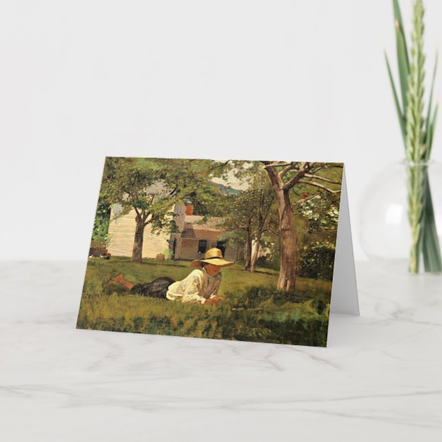 The Nooning by Winslow Homer Card (Front)