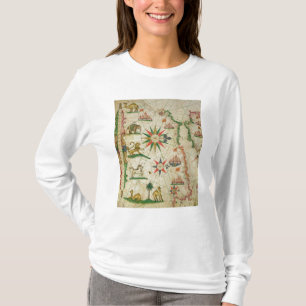 The North African Coast, from a nautical atlas T-Shirt