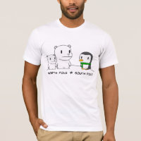 The North and South Pole (Black Lettering)