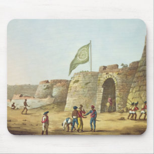 The North Entrance into the Fort of Bangalore, pla Mouse Pad