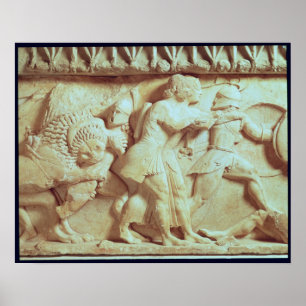 The north frieze of the Siphnian Treasury Poster