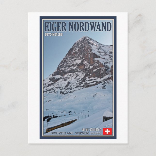 The North Wall of the Eiger Postcard (Front)