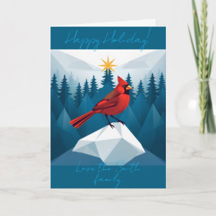 The northern cardinal Christmas special Card
