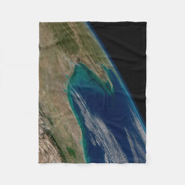 The Northern Gulf Of Mexico. Fleece Blanket (Front)