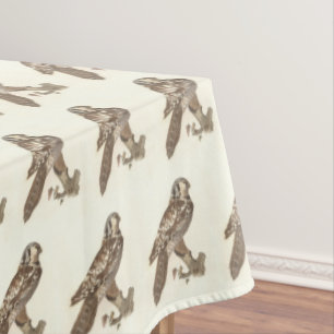 The Northern Hawk Owl (Surnia ulula) Bird Image Tablecloth