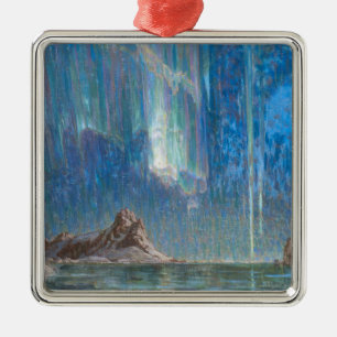 The Northern Lights from North Norway (Aurora) Metal Tree Decoration