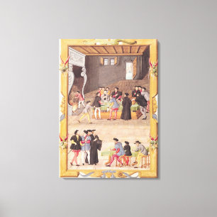 The Notaries and the King's Secretaries Canvas Print