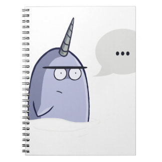 The Nothing Narwhal Spiral Notebook