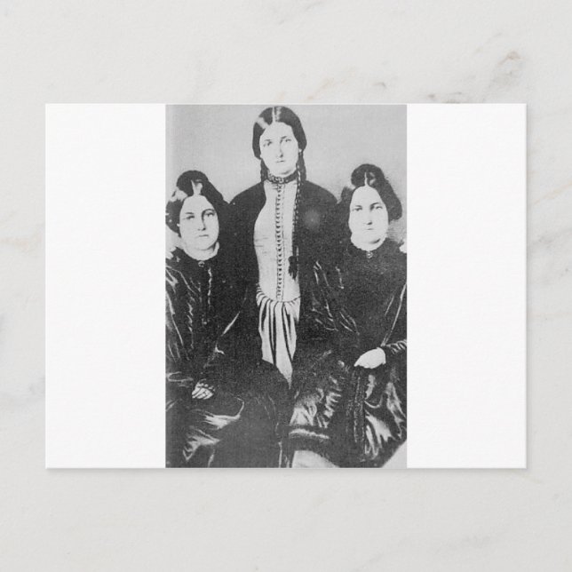 The Notorious Fox Sisters Postcard (Front)