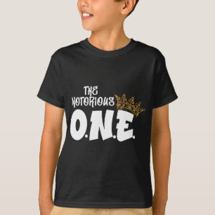 The Notorious ONE First Birthday Hip Hop Outfit Bo T-Shirt