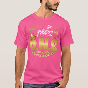 The Notorious One Old School Hip Hop Funny 1St Bir T-Shirt