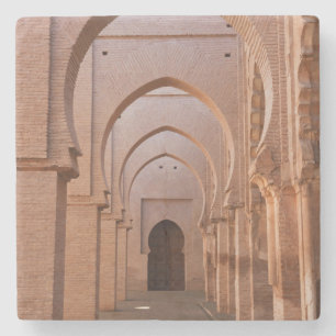 The now ruined and partly restored Tin Mal Mosque Stone Coaster