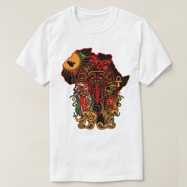 The Nubian Pharaoh T-Shirt (Design Front)