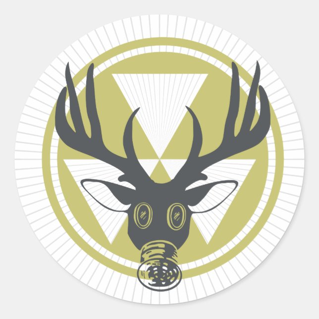 The Nuclear Effect Classic Round Sticker (Front)
