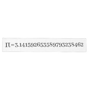 The Number Pi Math & Science Lovers' Long Table Runner
