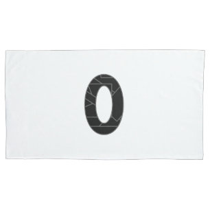 The number zero (0) in black pillowcase