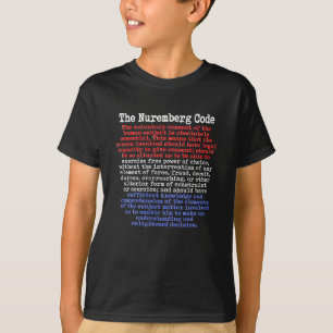 The Nuremberg Code Red White & Blue T-Shirt