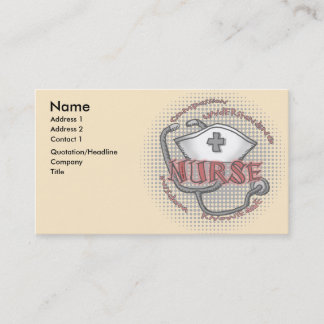 The nurse axiom  business card