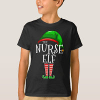 The Nurse Elf Family Matching Christmas Gift Funny