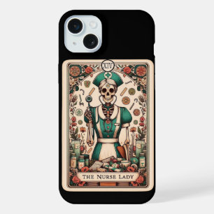 The Nurse Tarot Card Mystic Healthcare Art iPhone 15 Plus Case
