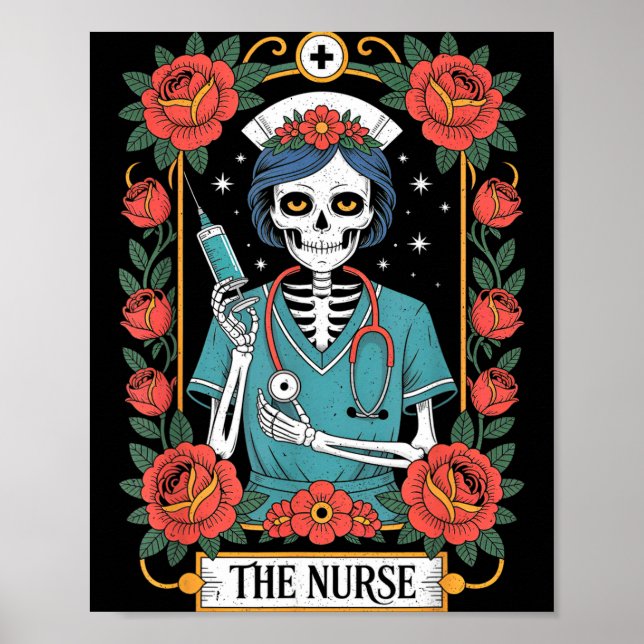The Nurse Tarot Card  Poster (Front)