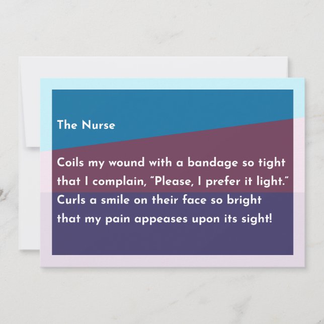 The Nurse Thank You Card (Front)