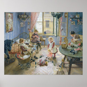 The Nursery, 1889 Poster