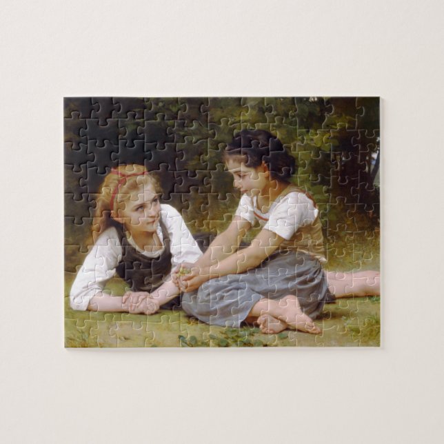 The Nut Gatherers by W.A. Bouguereau Jigsaw Puzzle (Horizontal)