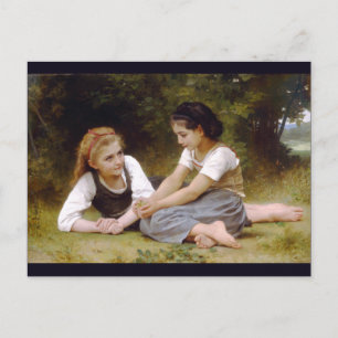 The Nut Gatherers by W.A. Bouguereau Postcard
