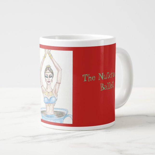 The Nutcracker: Arabian coffee jumbo mug (Front Right)