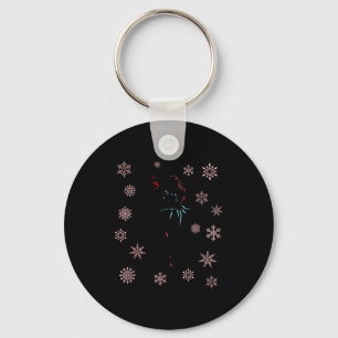 The Nutcracker Ballet And Clara Ballerina Christma Key Ring