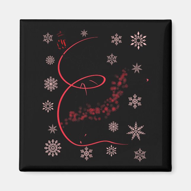 The Nutcracker Ballet And Clara Christmas Holiday  Magnet (Front)