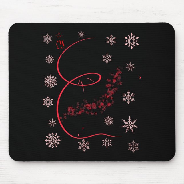 The Nutcracker Ballet And Clara Christmas Holiday  Mouse Pad (Front)