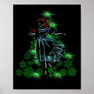 The Nutcracker Ballet And Clara Marie Christmas Tr Poster