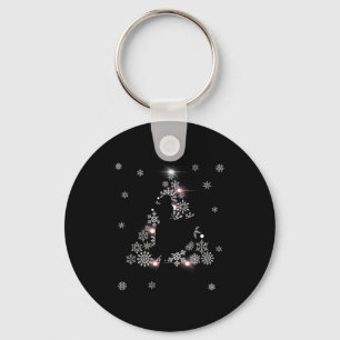 The Nutcracker Ballet Clara Tree Christmas Holiday Key Ring