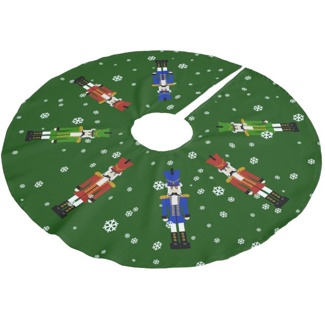The Nutcracker Brushed Polyester Tree Skirt (Angled)