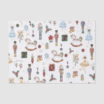The Nutcracker Christmas Ballet Vintage Watercolor Tissue Paper<br><div class="desc">Festive the Nutcracker themed wrapping paper.</div>