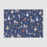 The Nutcracker Christmas Ballet Vintage Watercolor Tissue Paper<br><div class="desc">Festive the Nutcracker themed wrapping paper.</div>