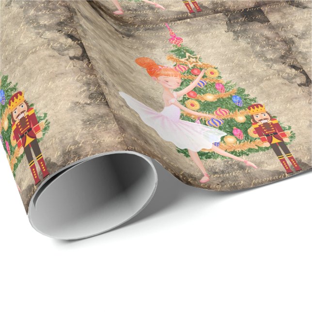 The Nutcracker Clara Act I Christmas Eve Wrapping Paper (Roll Corner)
